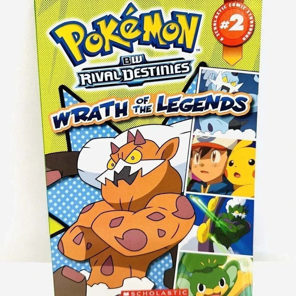 POKEMON WRATH OF THE LEGENDS Paperback Comic Book Reader #2 by Simcha Whitehill